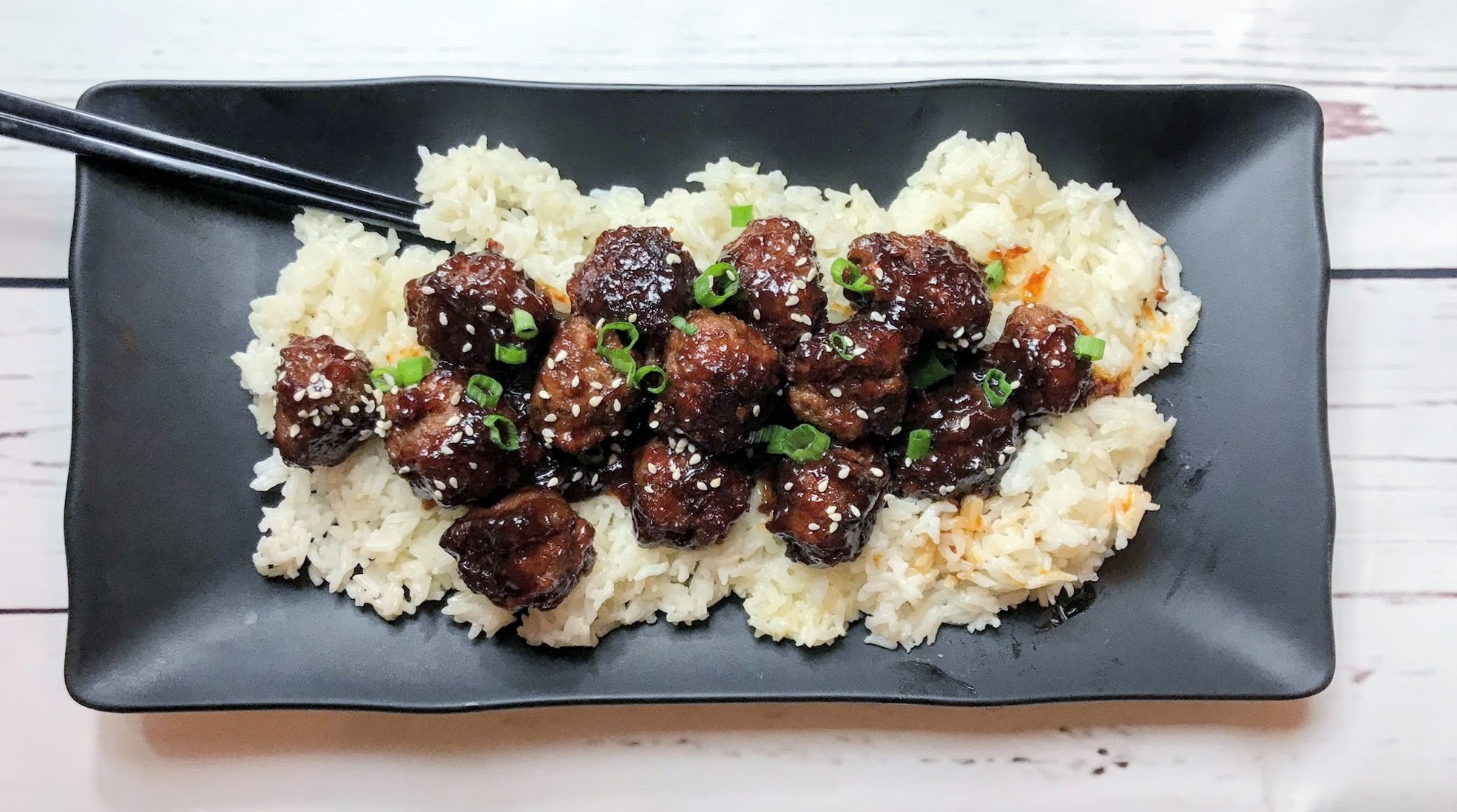 sweet and spicy chinese meatballs